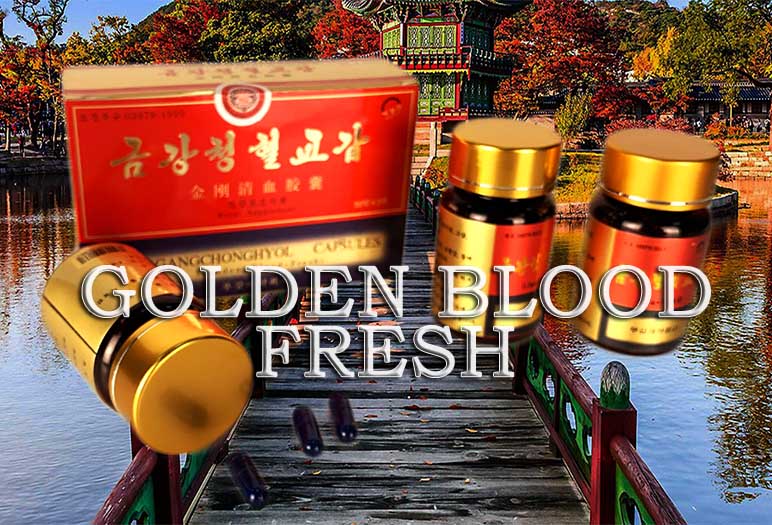 Официальный сайт компании Pugang Pharmaeutic Co Ltd лекарственный товар golden blood fresh